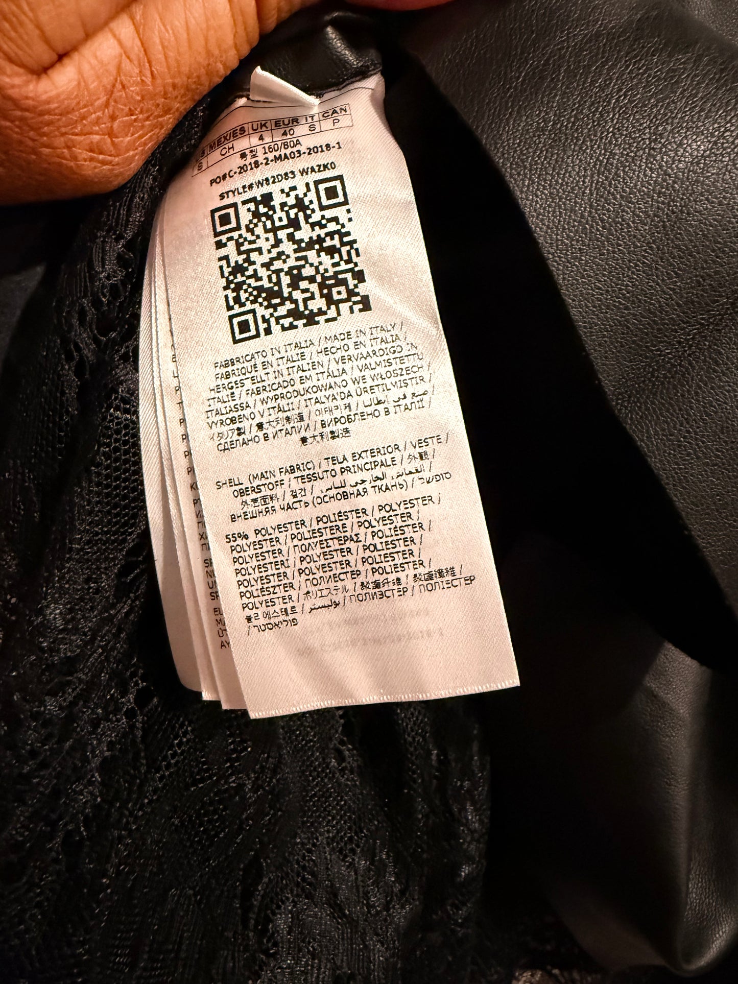 Guess pleather skirt - size 8