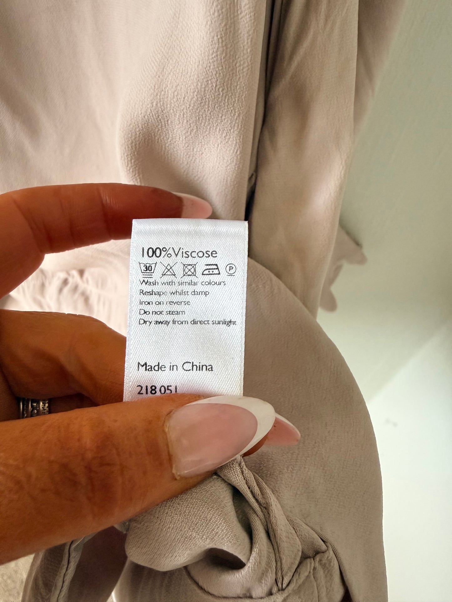 Modern Rarity beige blouse - UK size 10