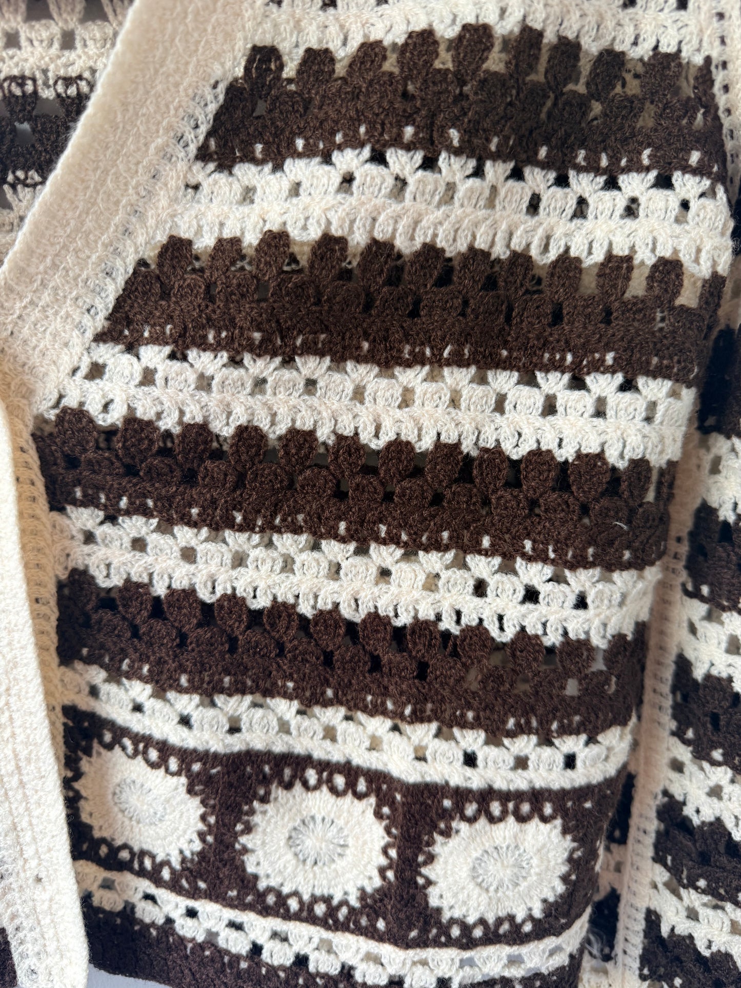 Crochet cardigan - UK size Large
