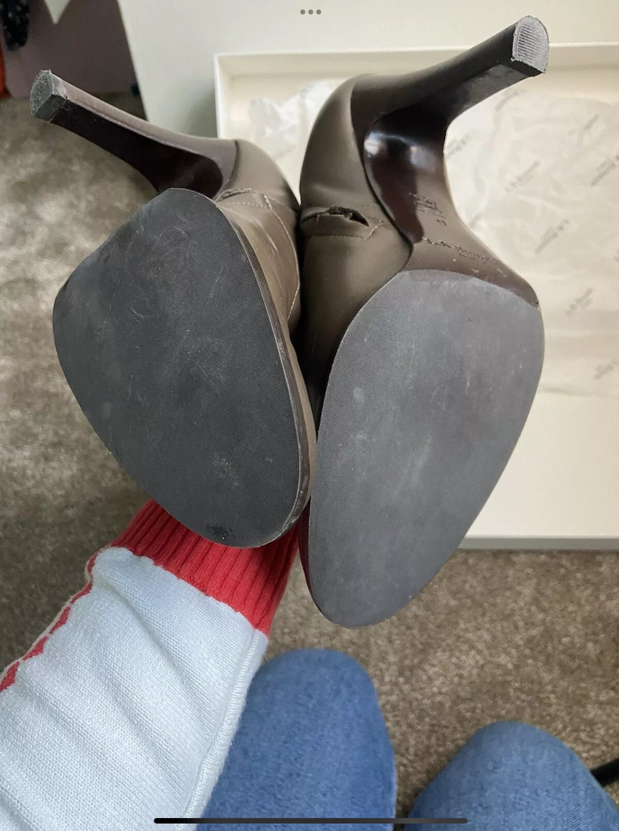 L.K Bennett leather boots - size UK 8 (41)