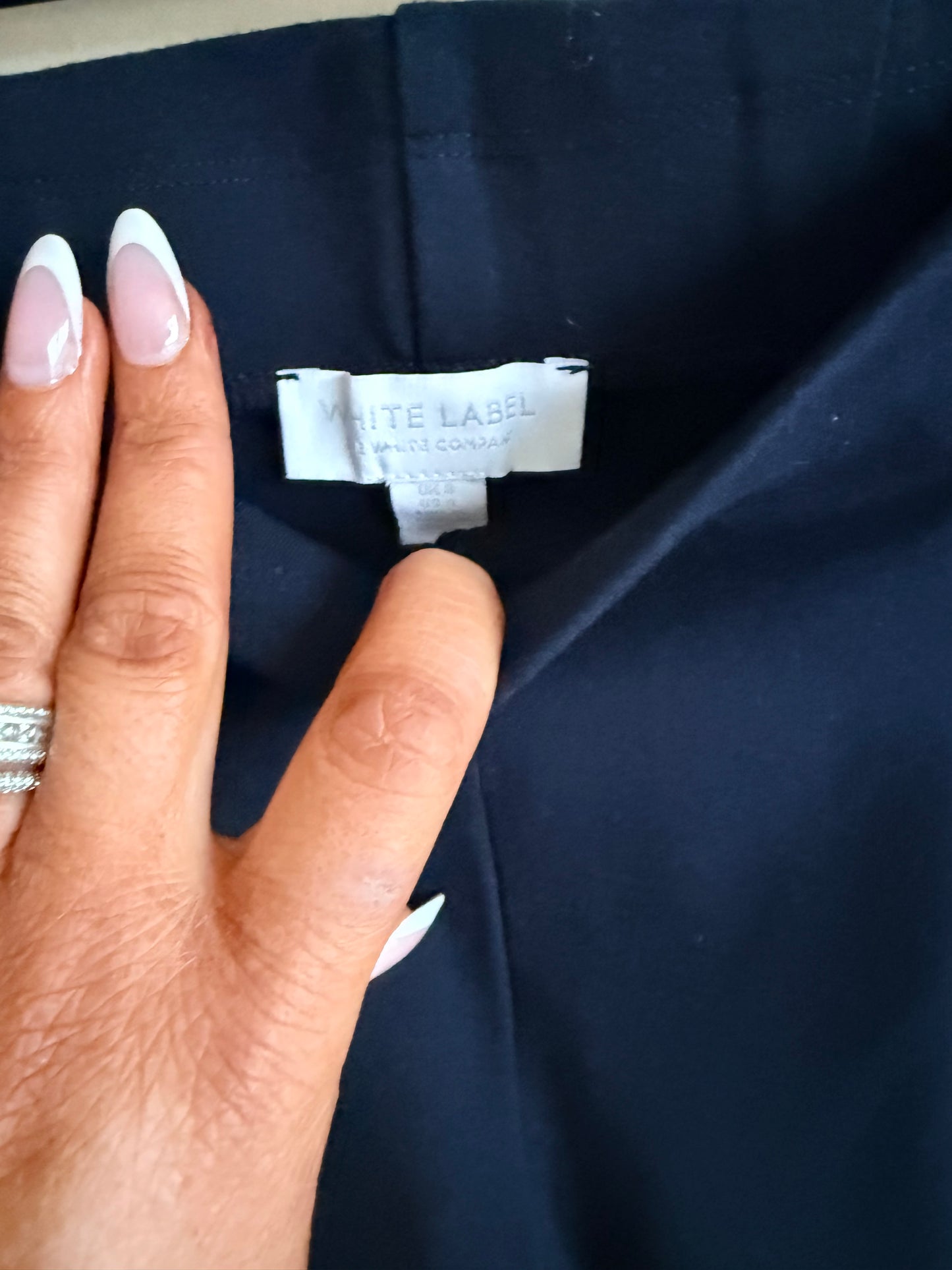 White label blue leggings - size UK 8