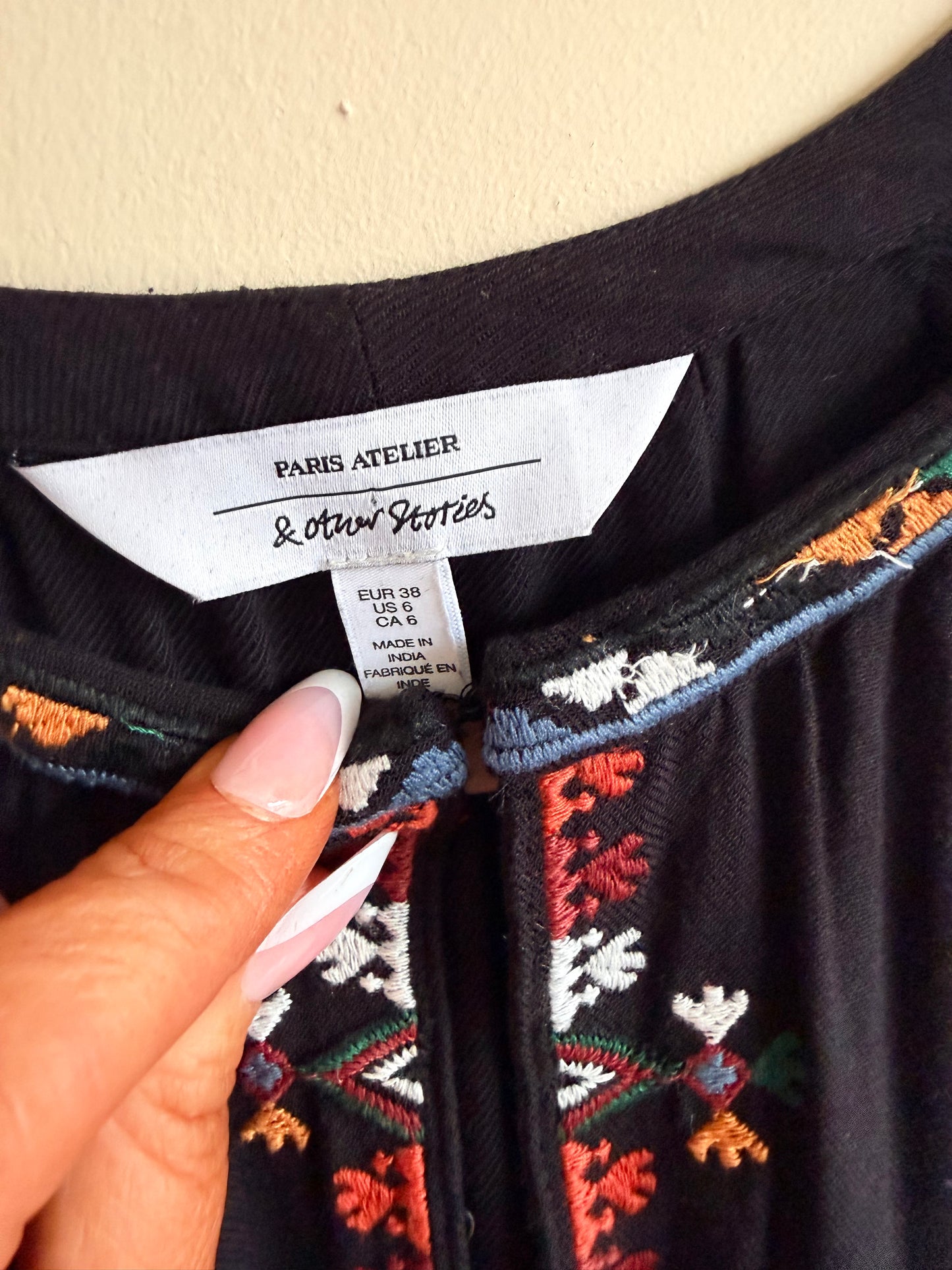 Paris Atelier & other stories boho dress size UK 10