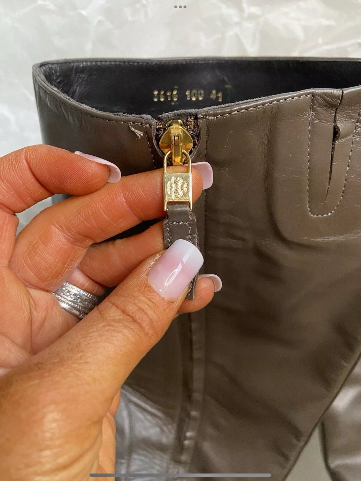 L.K Bennett leather boots - size UK 8 (41)