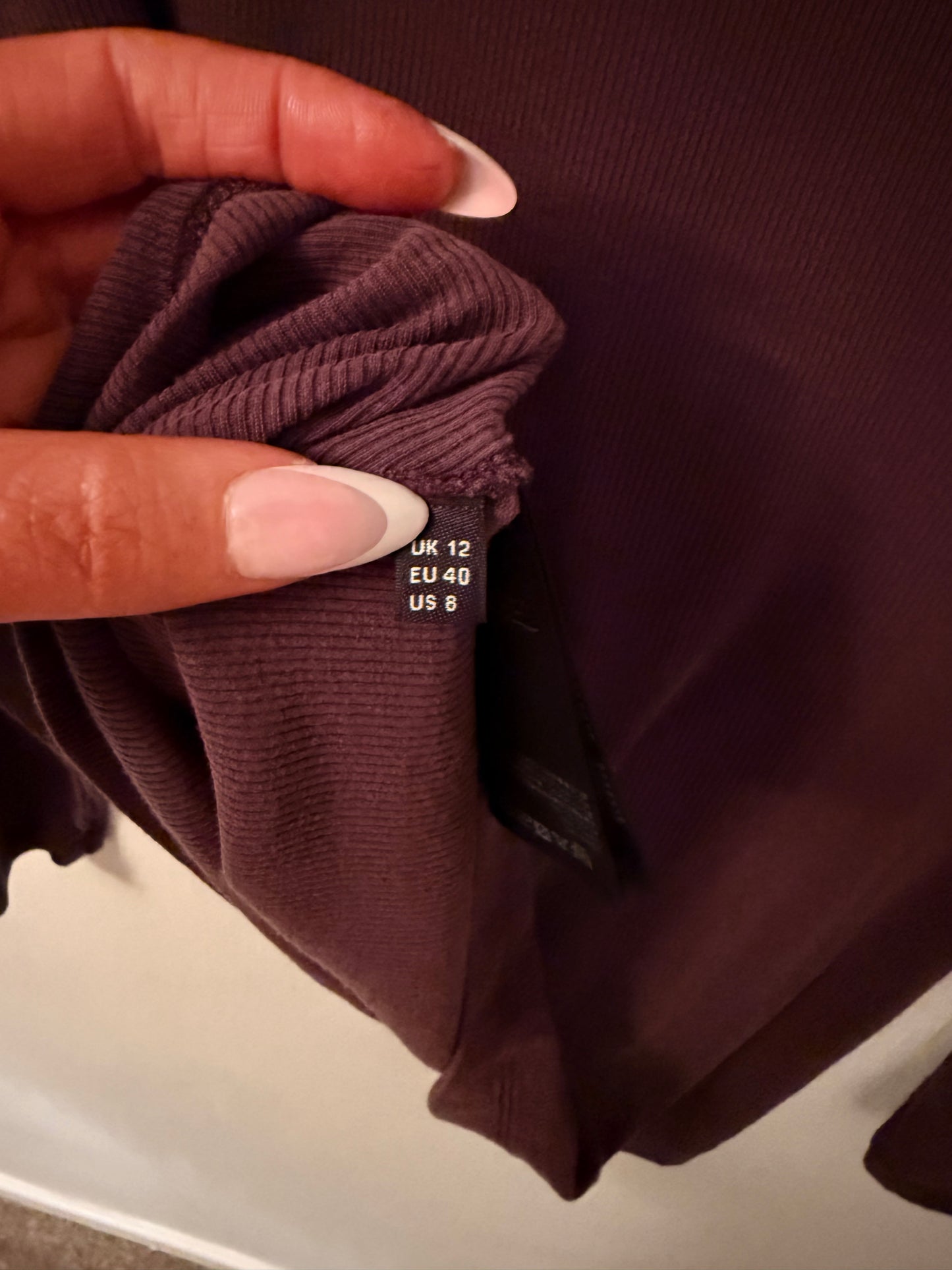 Whistles roll neck top - size UK 12