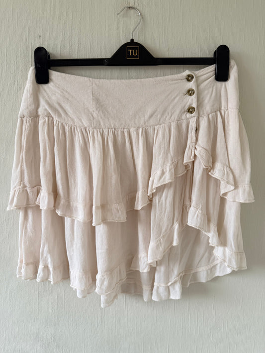 Free people skirt - size Large - cream