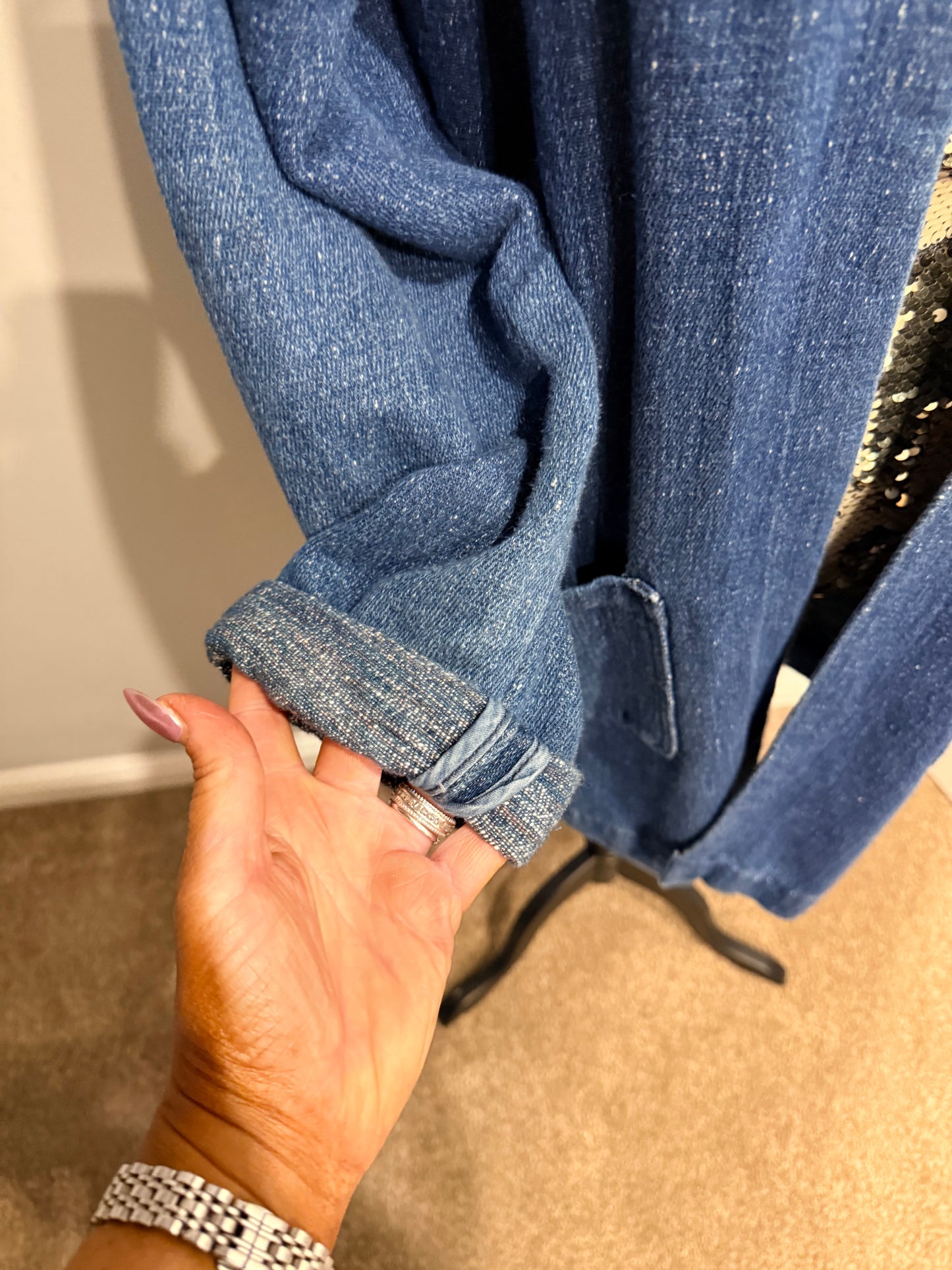 Sea salt Cornwall denim jacket - size 12