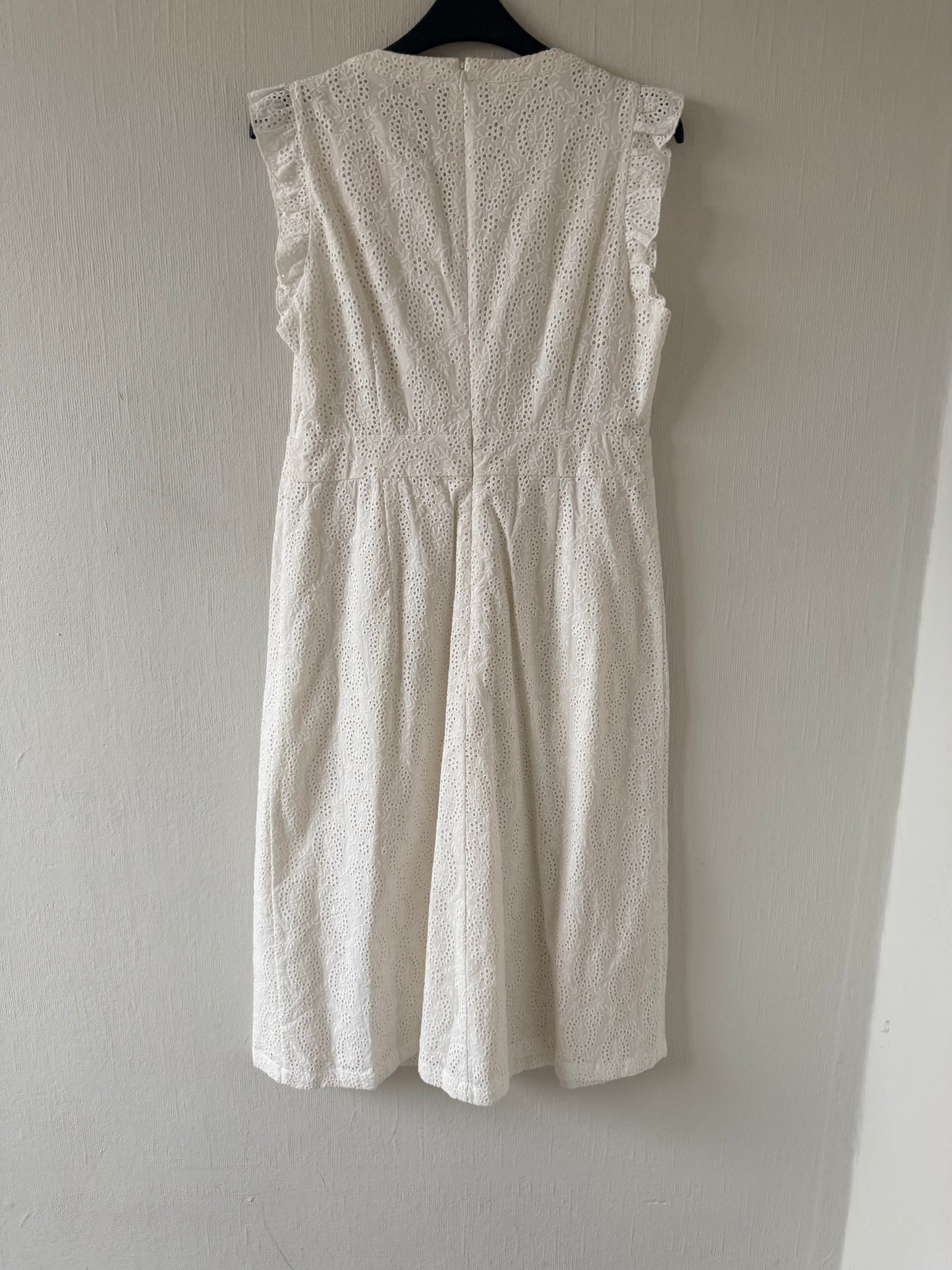 White new Boden dress - size UK 10