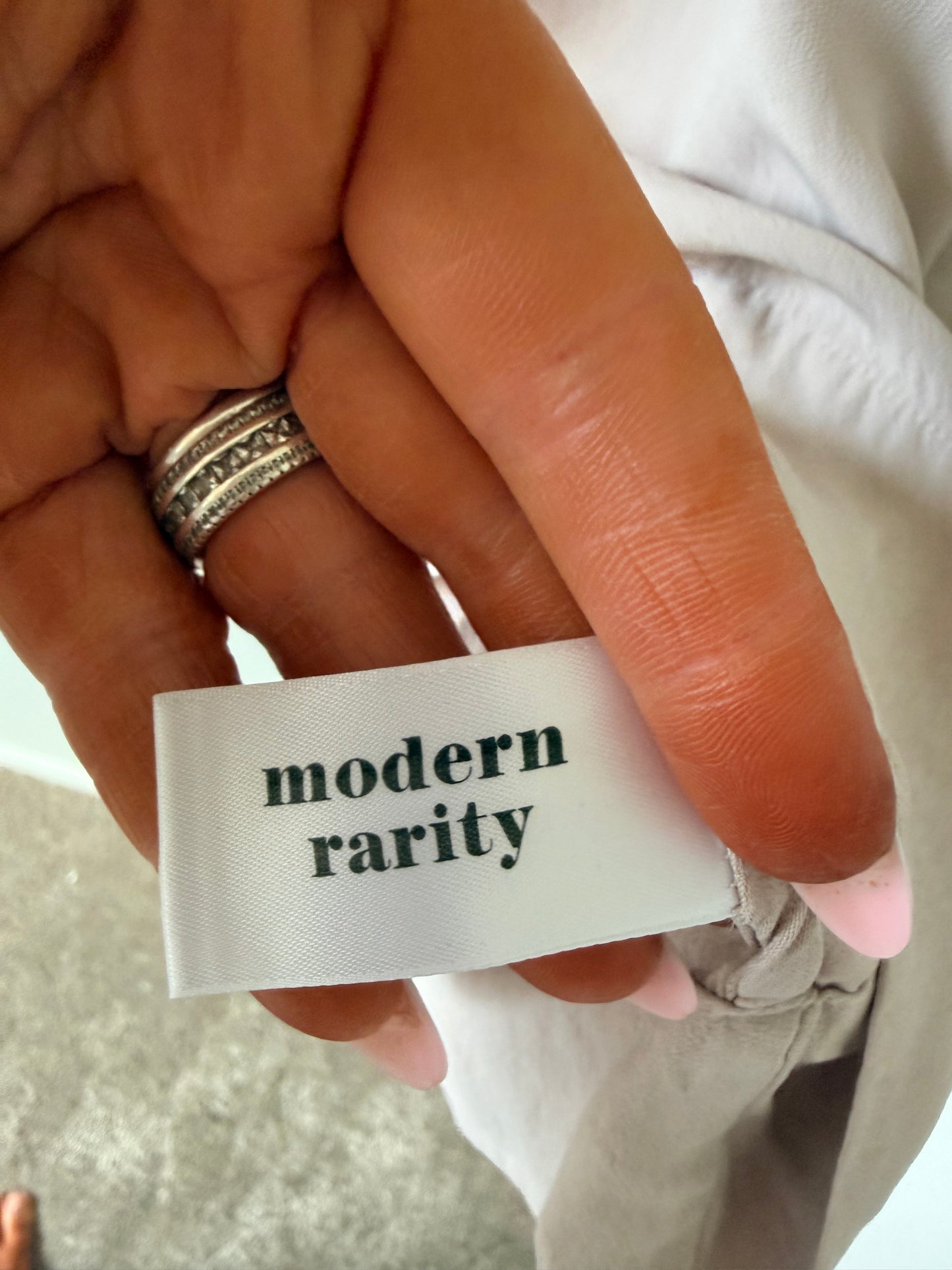 Modern Rarity beige blouse - UK size 10