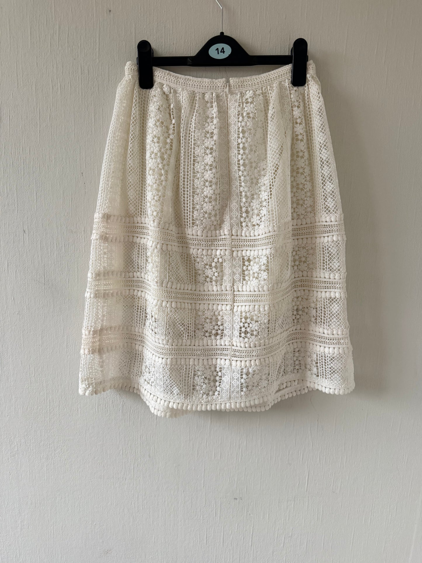 All saints skirt - size UK 8 - cream