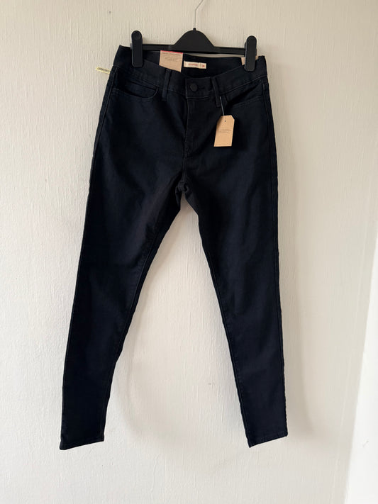 Levi black jeans - size UK 8