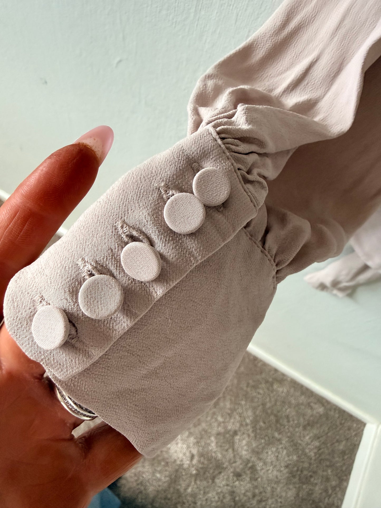 Modern Rarity beige blouse - UK size 10