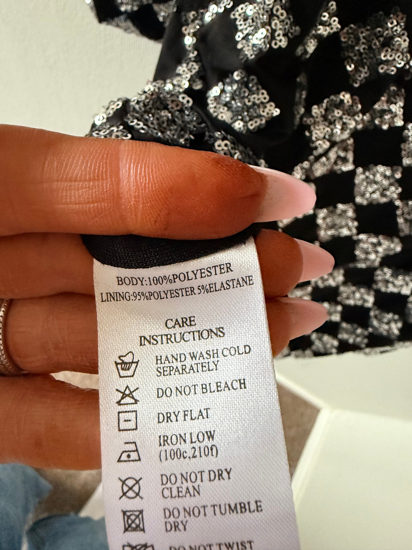 Motel glitter dress - size UK 8-10