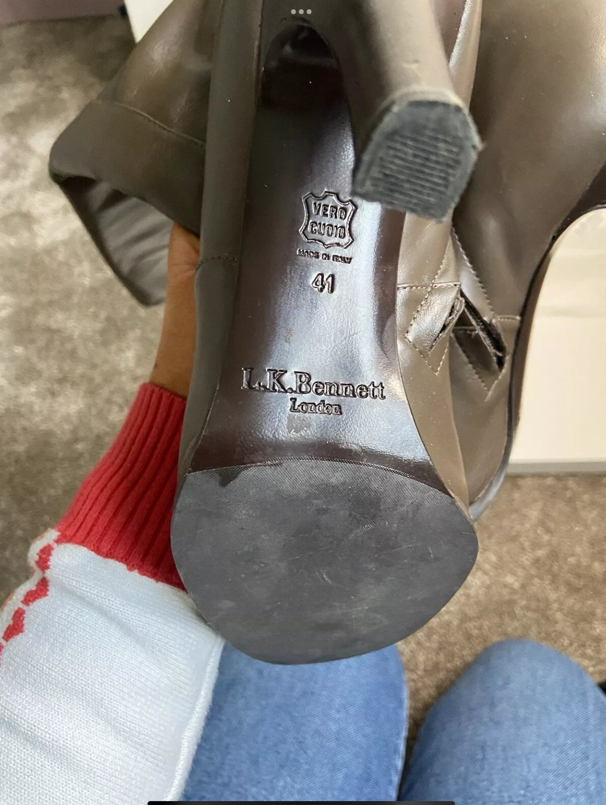 L.K Bennett leather boots - size UK 8 (41)