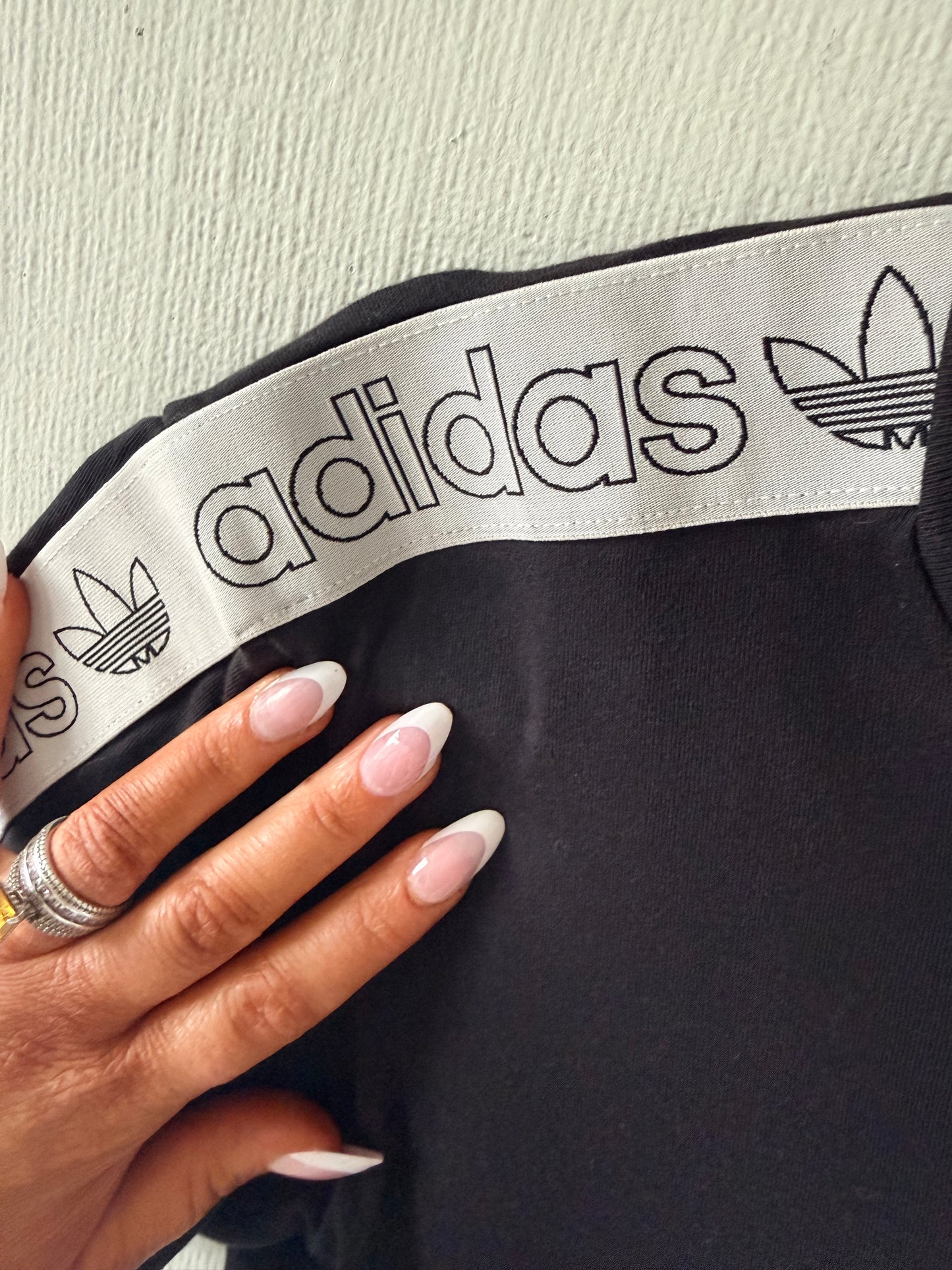 Women’s Adidas crop T-shirt - size UK 8