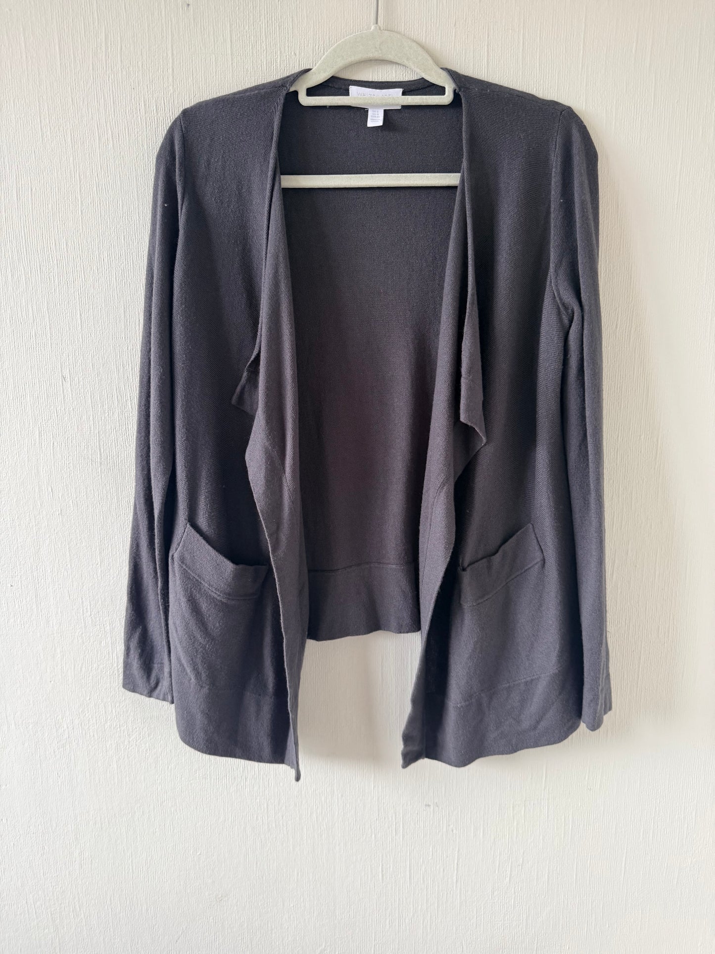 White label grey cardigan - size UK 8