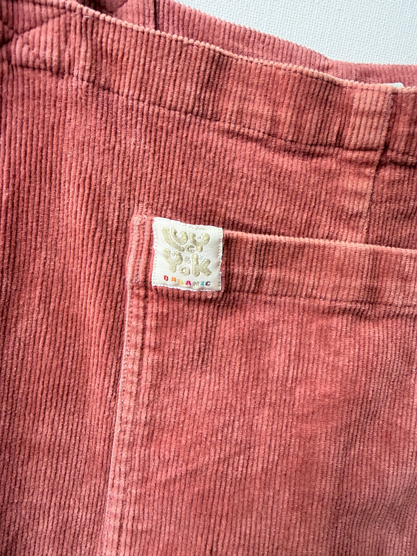 Lucy & Yak corduroy dungaree’s - size 10 - dusty pink