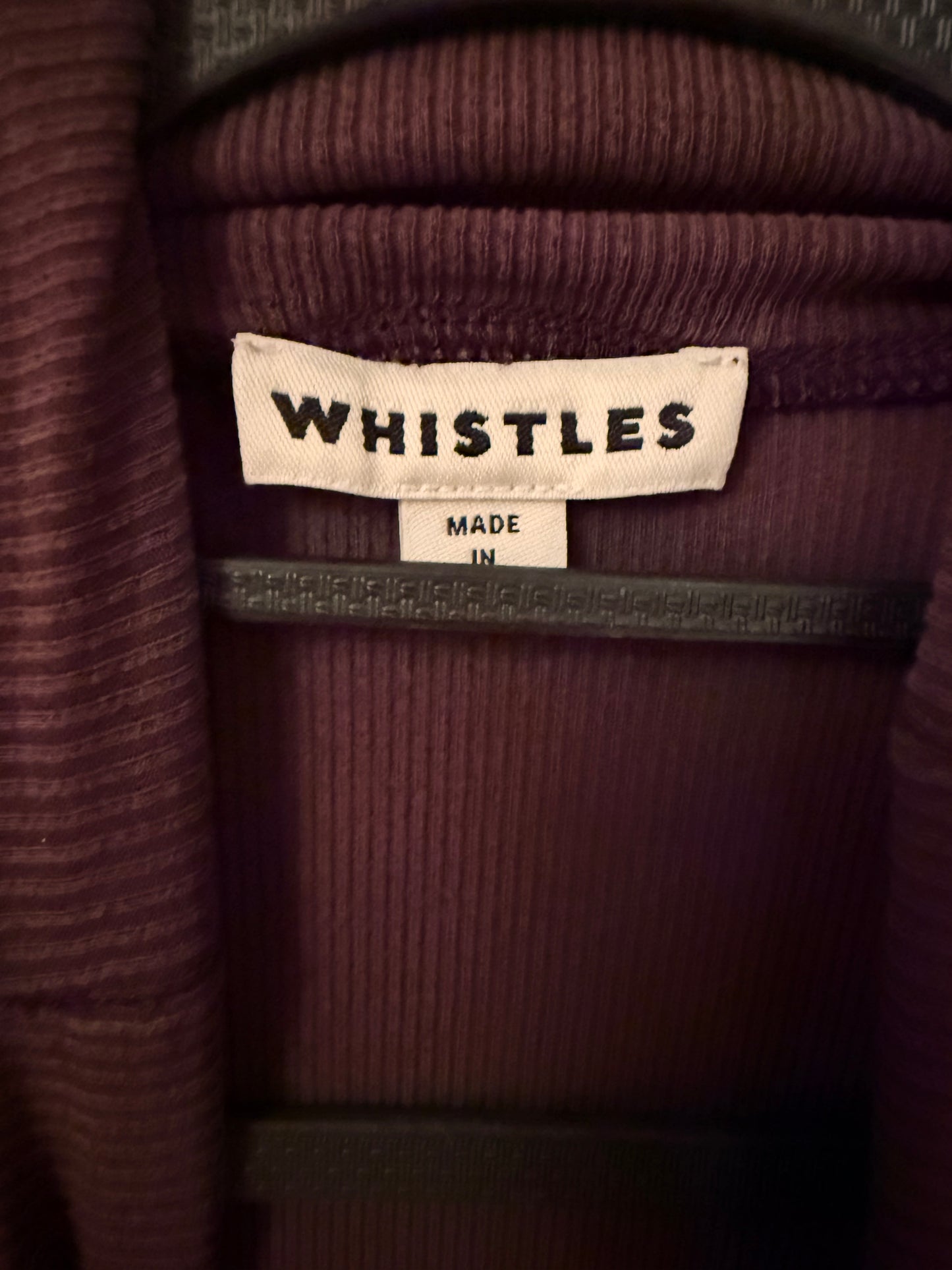 Whistles roll neck top - size UK 12