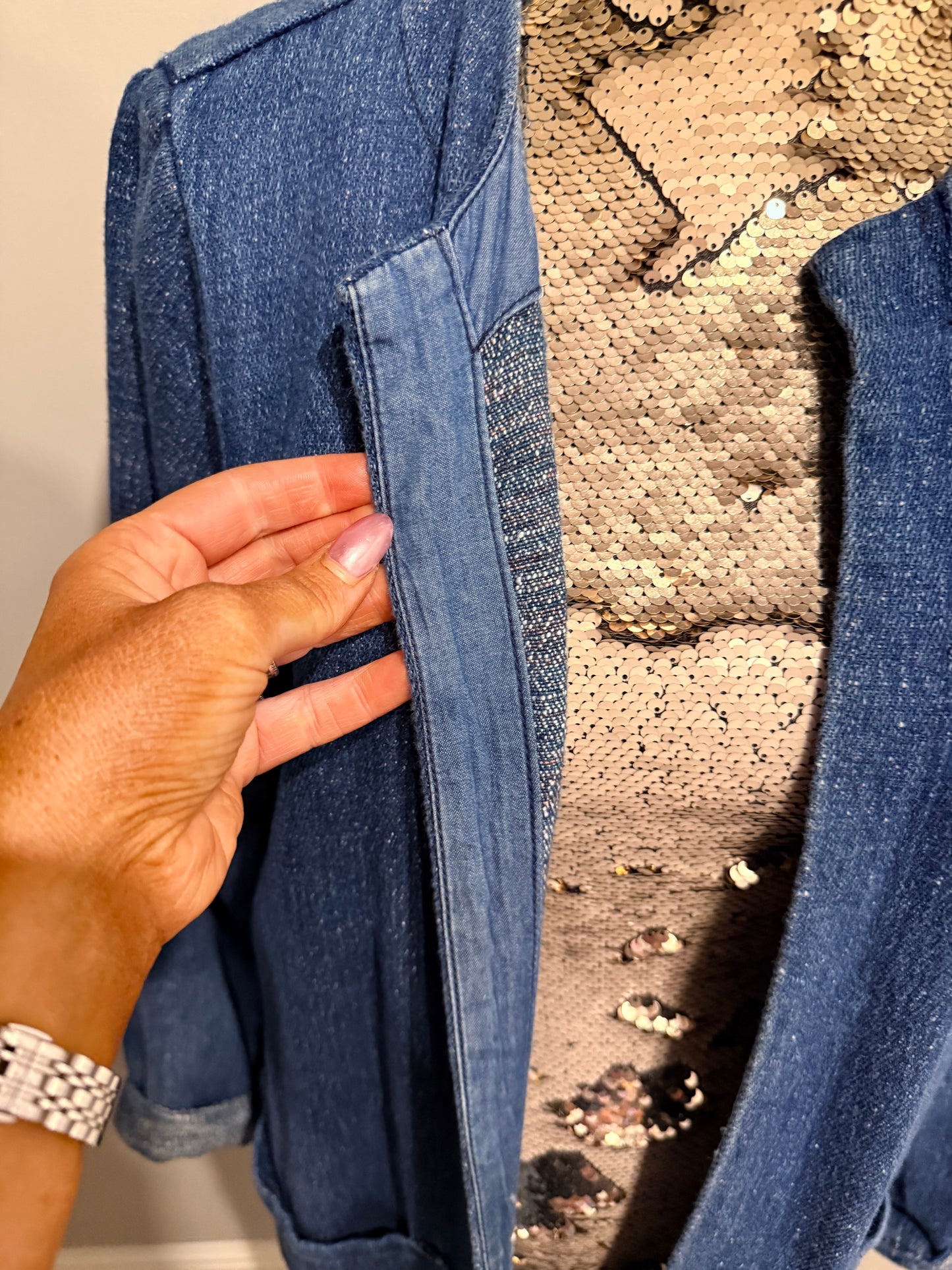 Sea salt Cornwall denim jacket - size 12