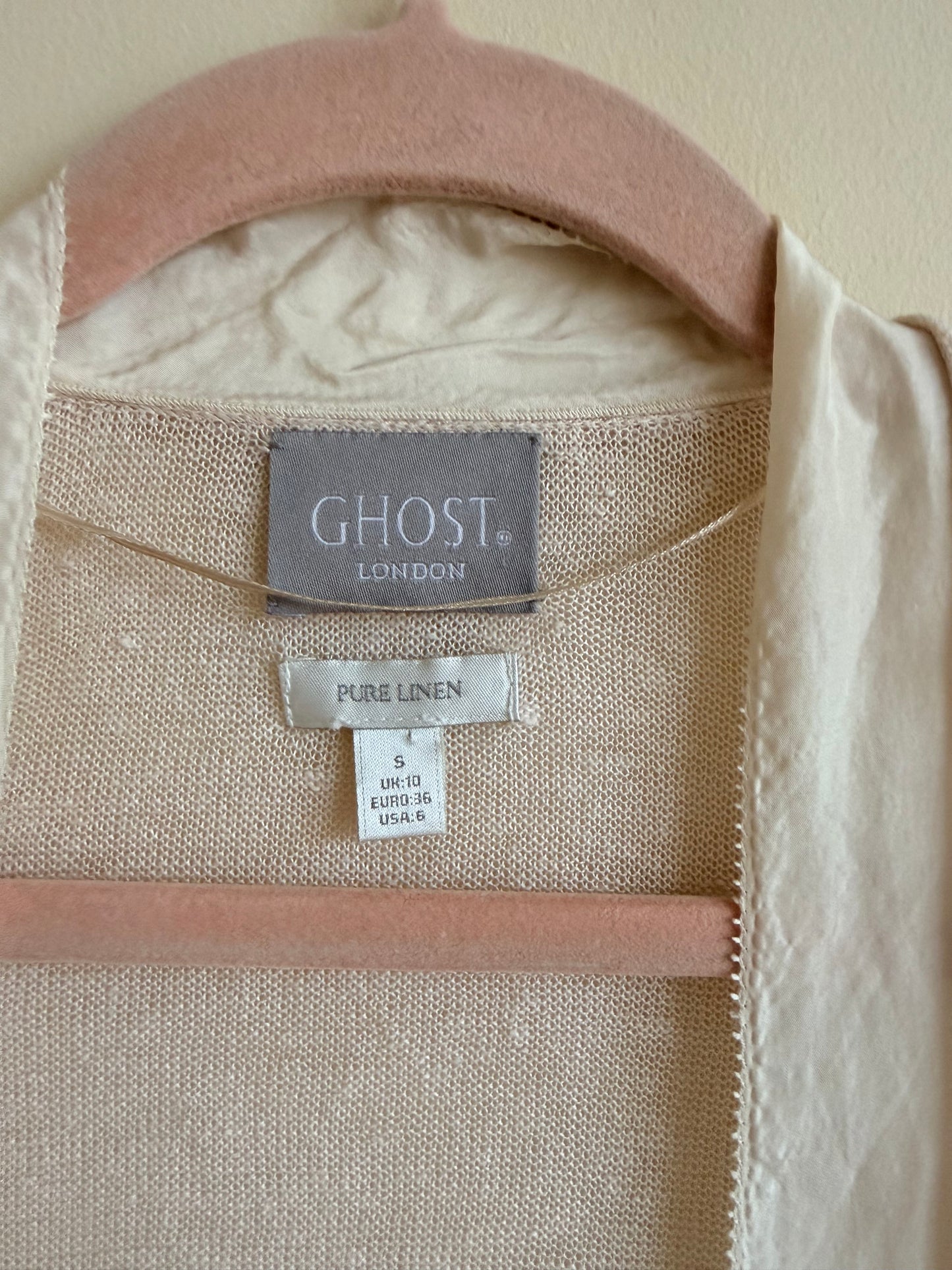 Ghost London linen cardigan - size 10