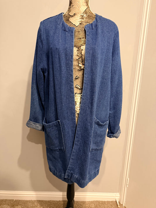 Sea salt Cornwall denim jacket - size 12