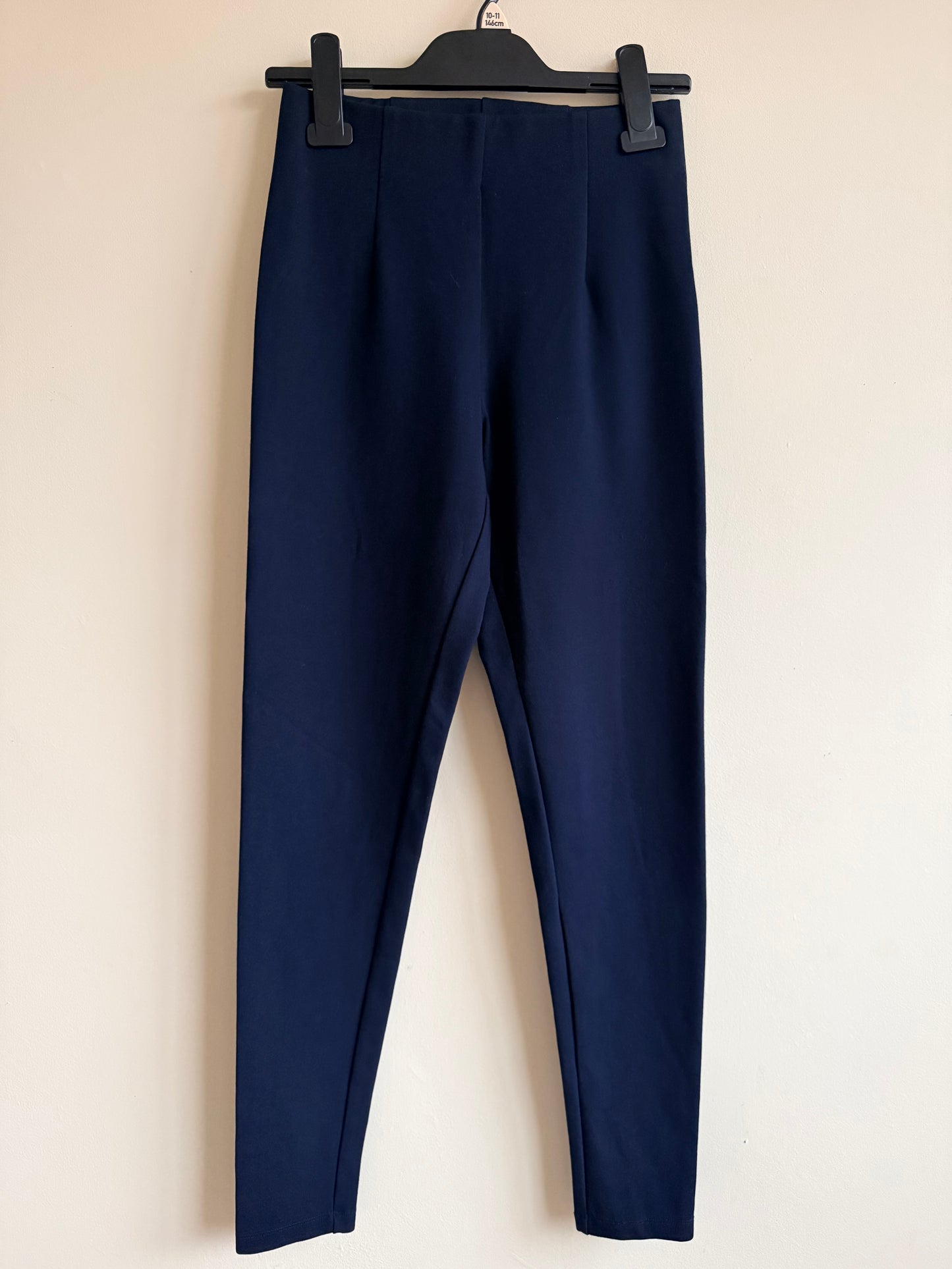 White label blue leggings - size UK 8