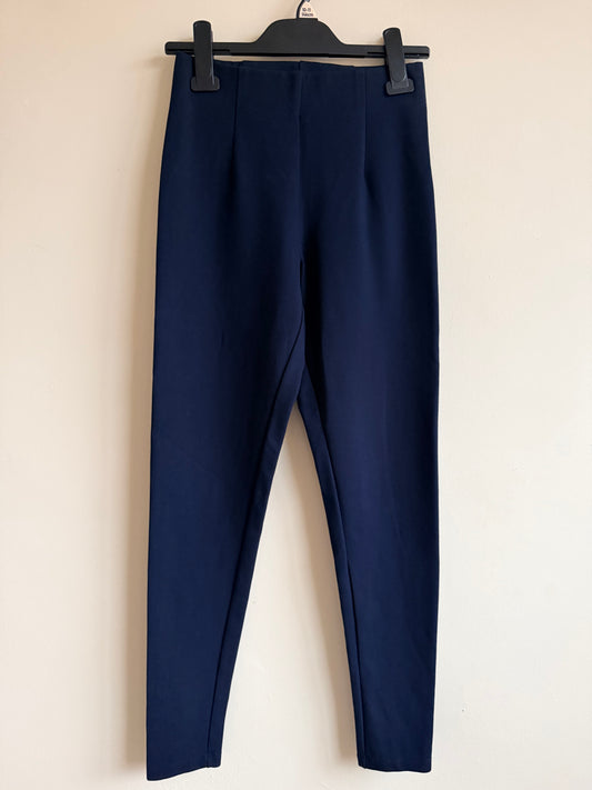 White label blue leggings - size UK 8