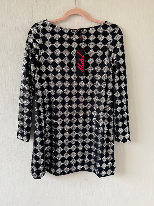 Motel glitter dress - size UK 8-10