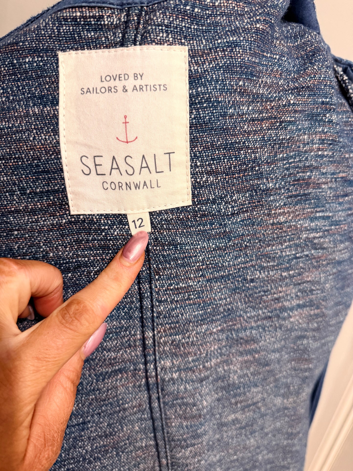 Sea salt Cornwall denim jacket - size 12