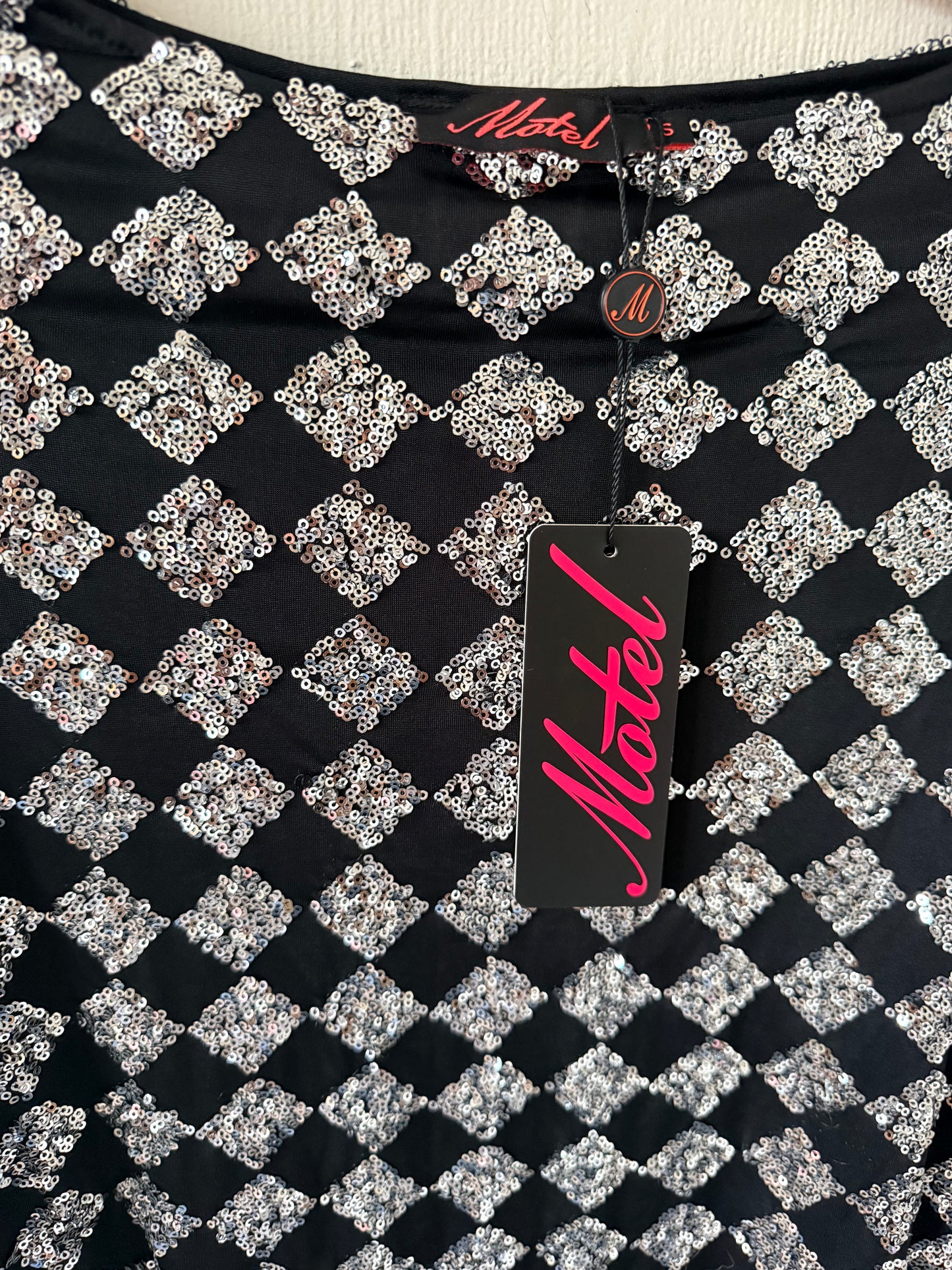 Motel glitter dress - size UK 8-10